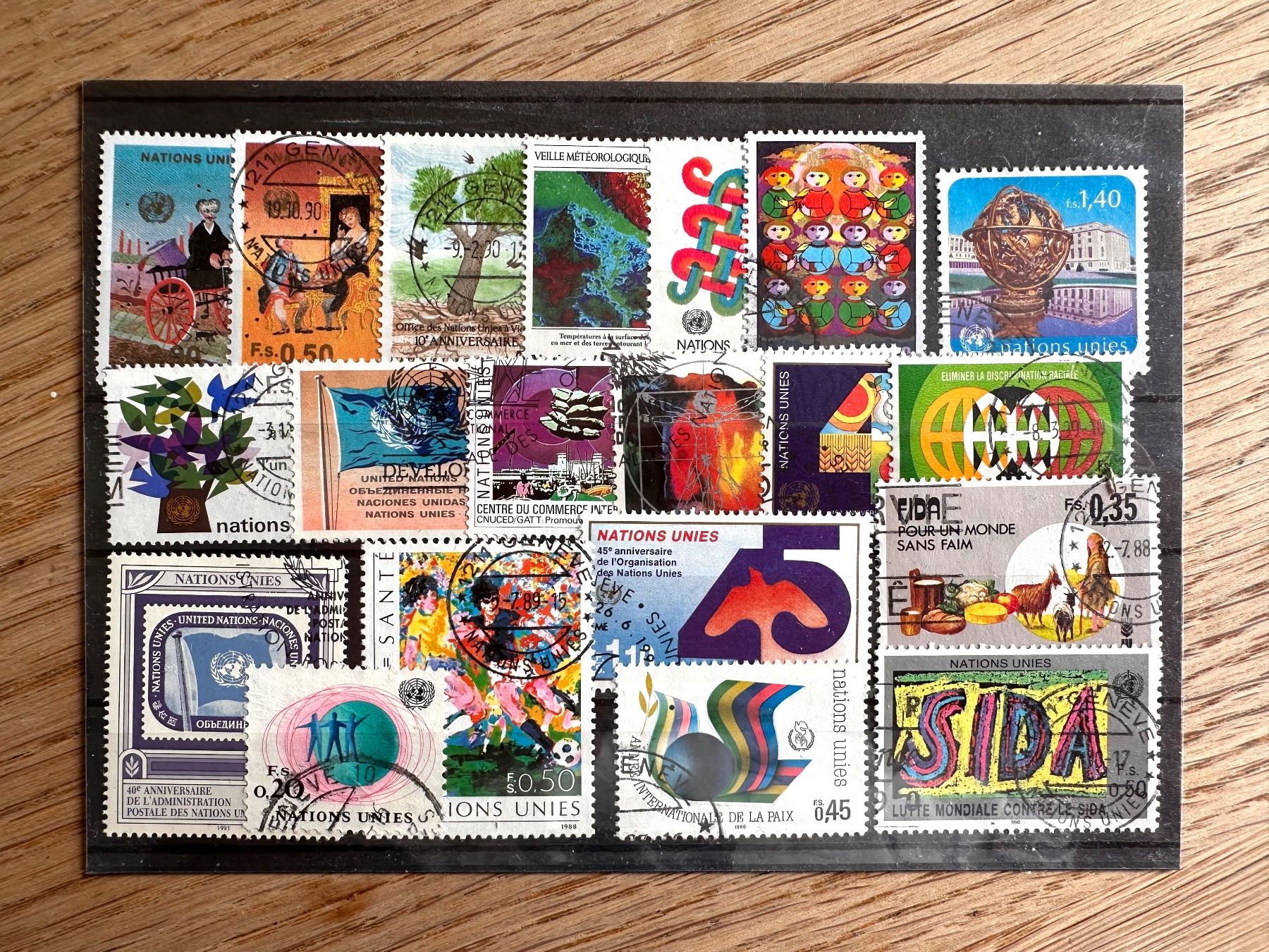 Tutti i francobolli: Timbres Nations Unies – Usato da Boudry venduto da Mandarine56