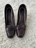 Tommy Hilfiger Lacklederpumps, Gr. 38, Farbe: Bordeaux