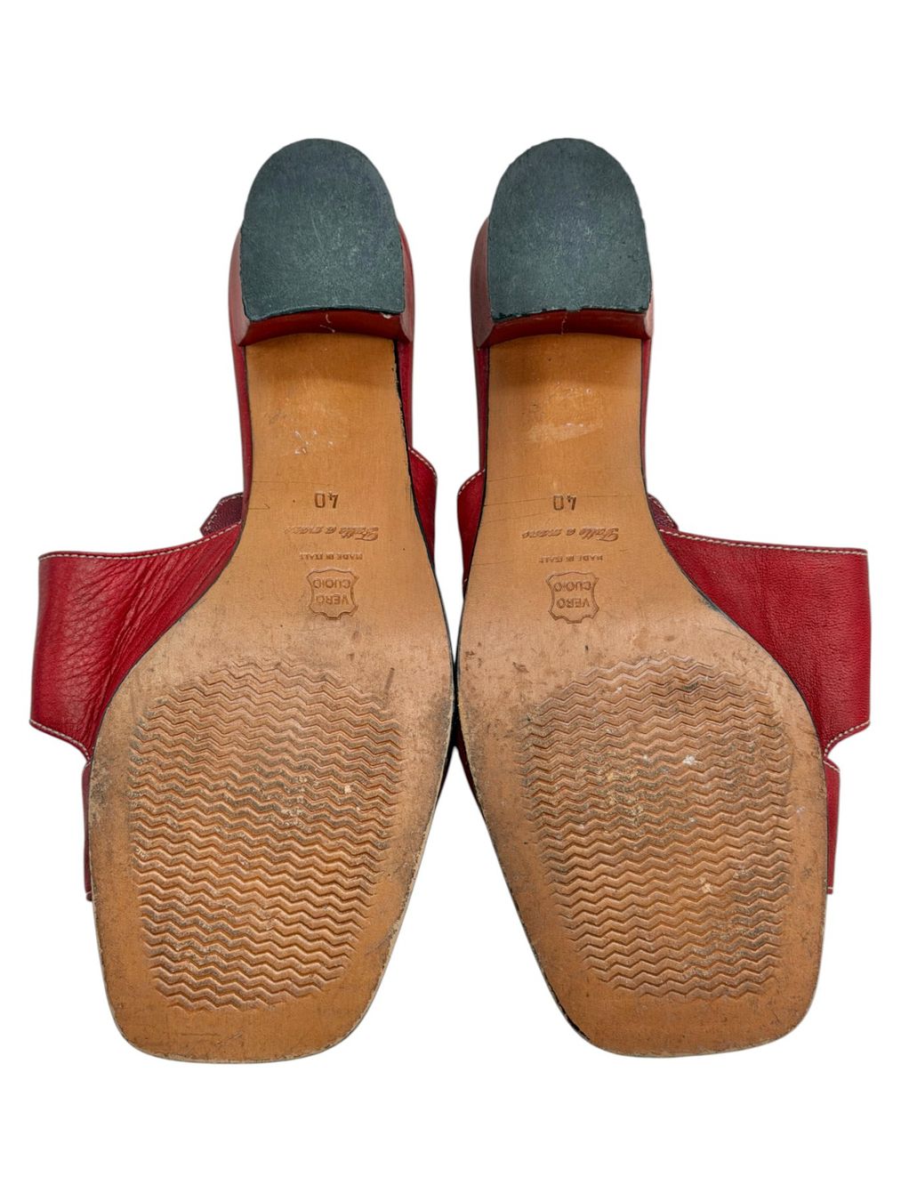 Scarpe da donna: Mules Concetta Pane cuir rouge. Pointure 40 – Usato da Cossonay-Ville venduto da PatineDuTemps 9