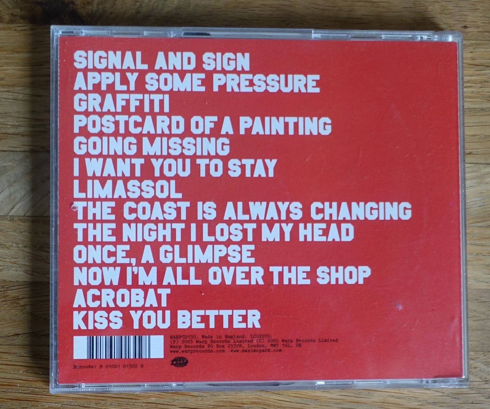 CD: Maxïmo Park – A Certain Trigger - F30 – Usato da Sessa venduto da fraenklishop 1