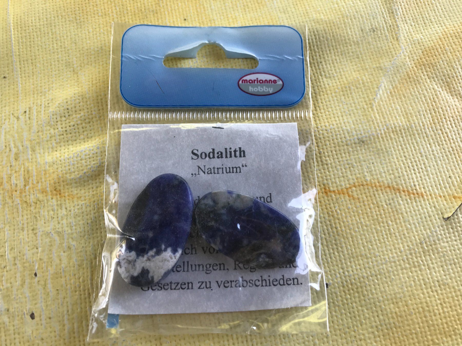 Mineralien & Heilsteine: SODALITH – Neu und originalverpackt aus Ostermundigen von Kari1937