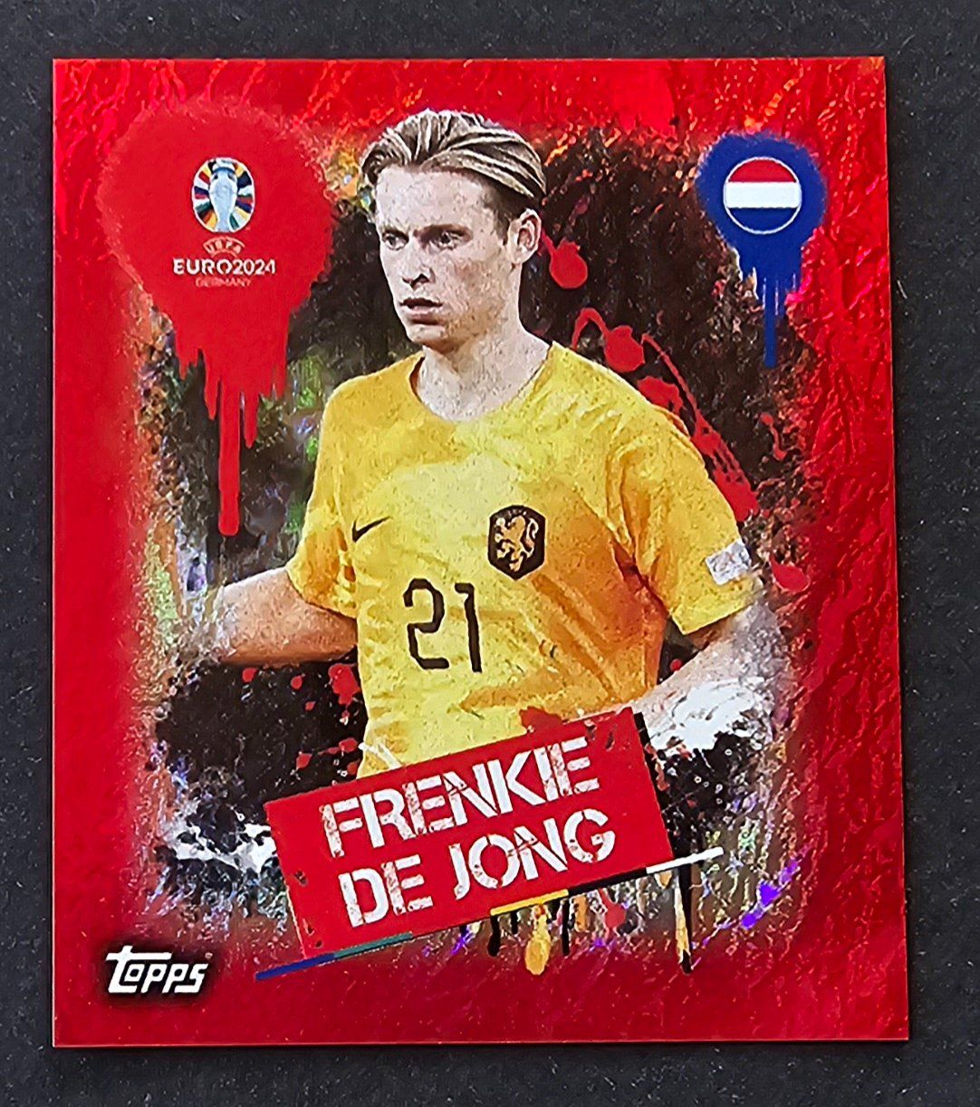 Topps Carte collezionabili: Topps EM 2024--NED 3 "Metallic" – Nuovo e nell'imballaggio originale da Hittnau venduto da stamps_and_coins