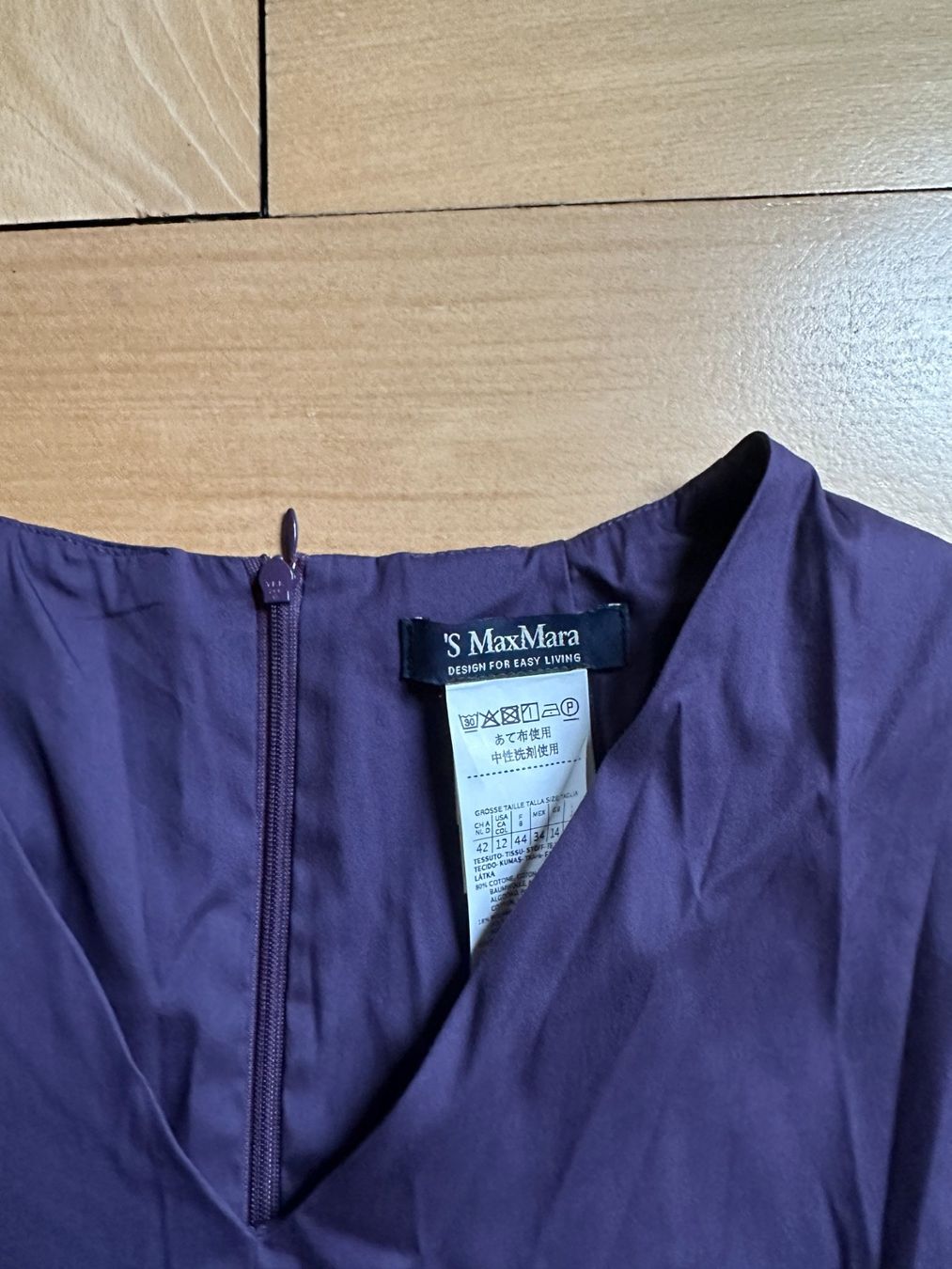 Max Mara Vestiti: MAX MARA - Etuikleid violett 42 – Usato da Zürich venduto da Diazaio 4