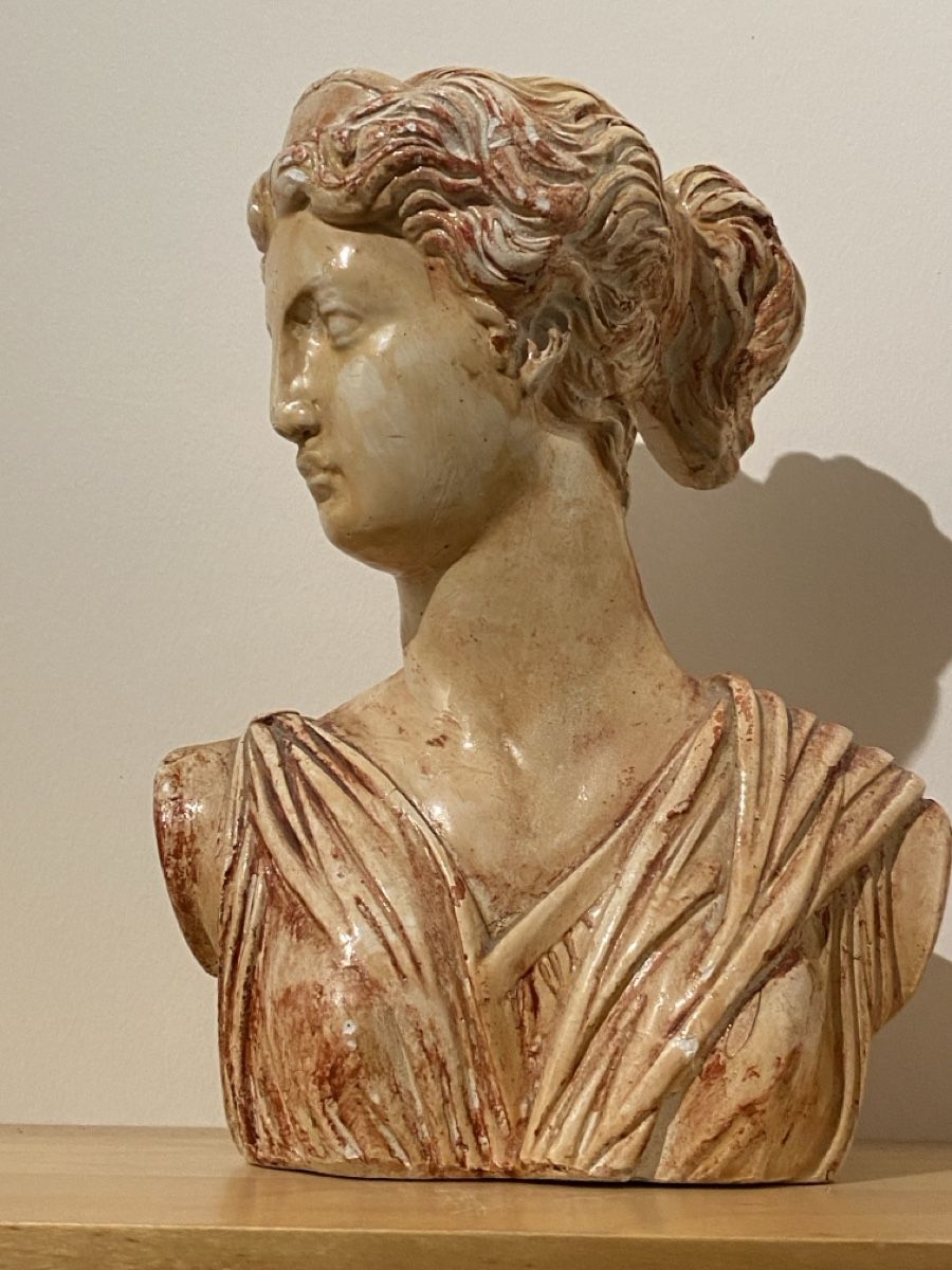 Figuren: Antico busto di donna in magnolia – Gebraucht aus Zürich von alpha69 3