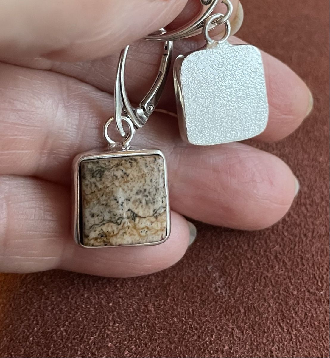 Boucles d'oreille: Jaspis  Ohrringe – Neuf avec emballage d'origine à Ebikon par elischka 4