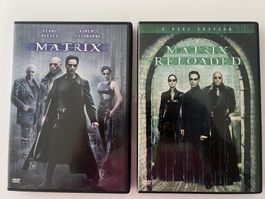 Matrix und Matrix Reloaded mit Keanu Reeves auf DVD