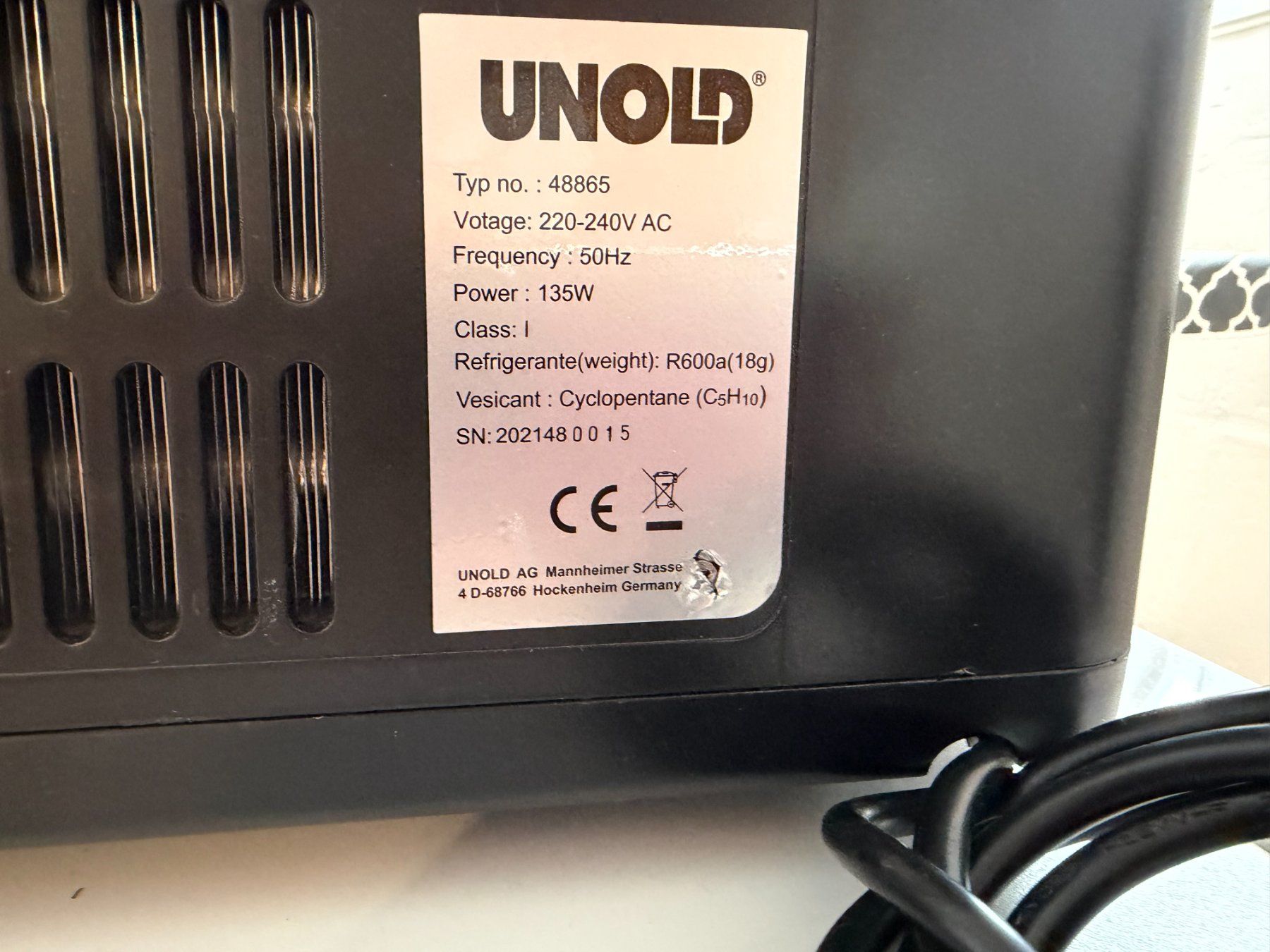 Elettrodomestici da cucina: Eismaschine mit Kompressor: UNOLD 48865 – Usato da Mammern venduto da Rohrd 6