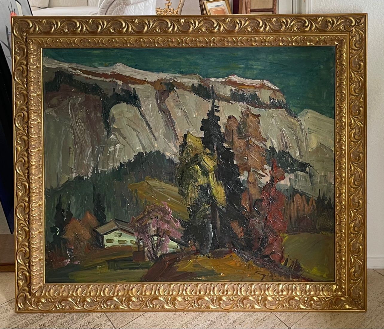 Dipinti: Monogrammiert – Usato da Grosshöchstetten venduto da Perle1951 1