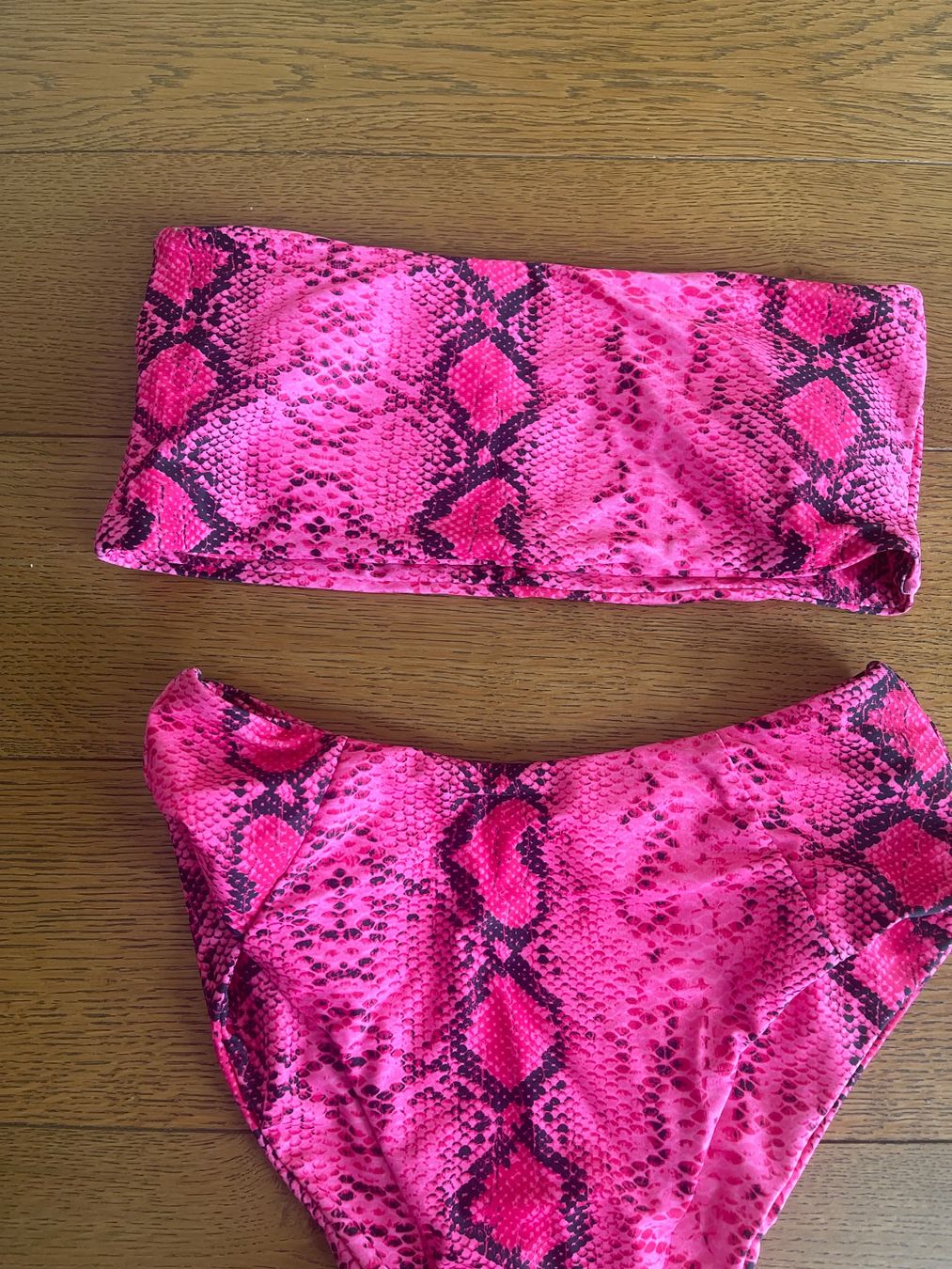 Badekleider & Bikinis: Pinker Schlangenmuster Bikini, Gr. S - Sommer Must Have! – Neu und originalverpackt aus Bassersdorf von Sandy456 3