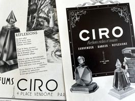 CiroParfum - 2 alte Werbungen / Publicités 1941/48