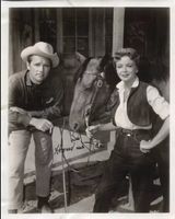 Ida Lupino 1914-95 & Howard Duff 1913-90 Autogramm 20x25cm