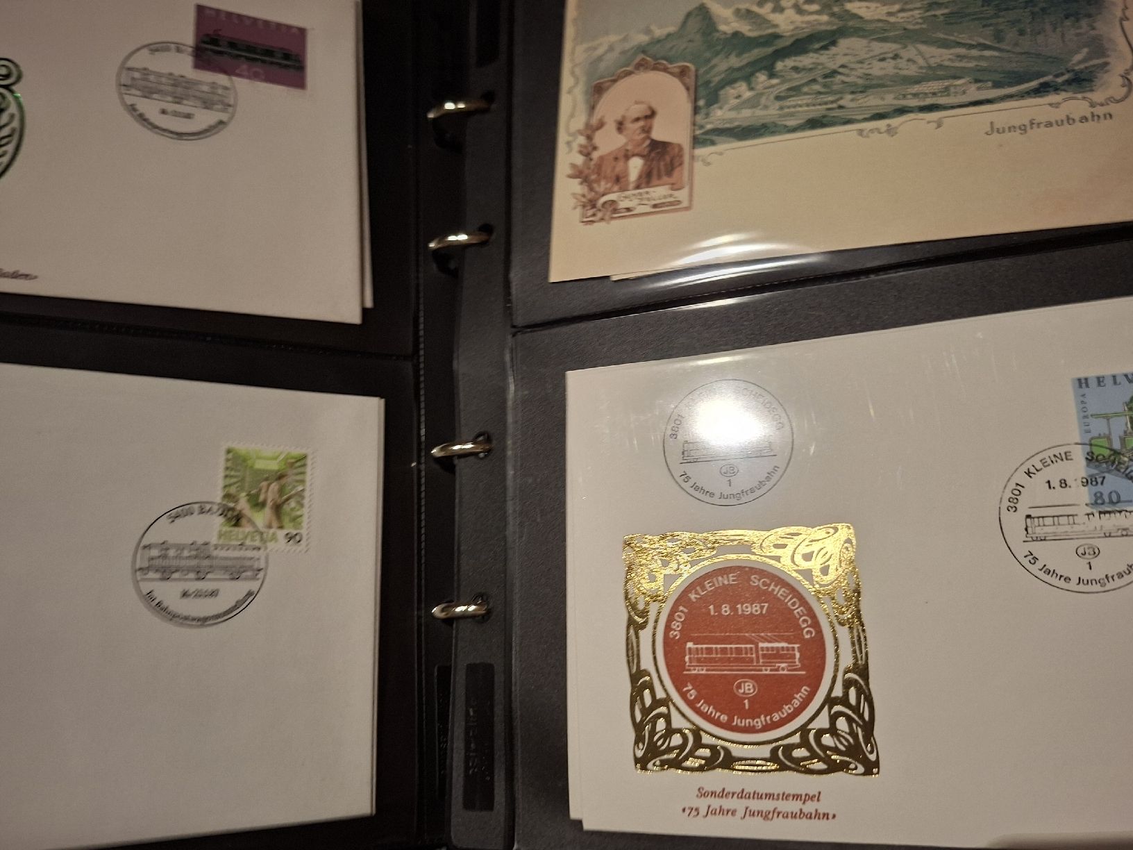 Alle Briefmarken: Dickes Album Bahnbelege  – Gebraucht aus Balgach von SIMEON27 8