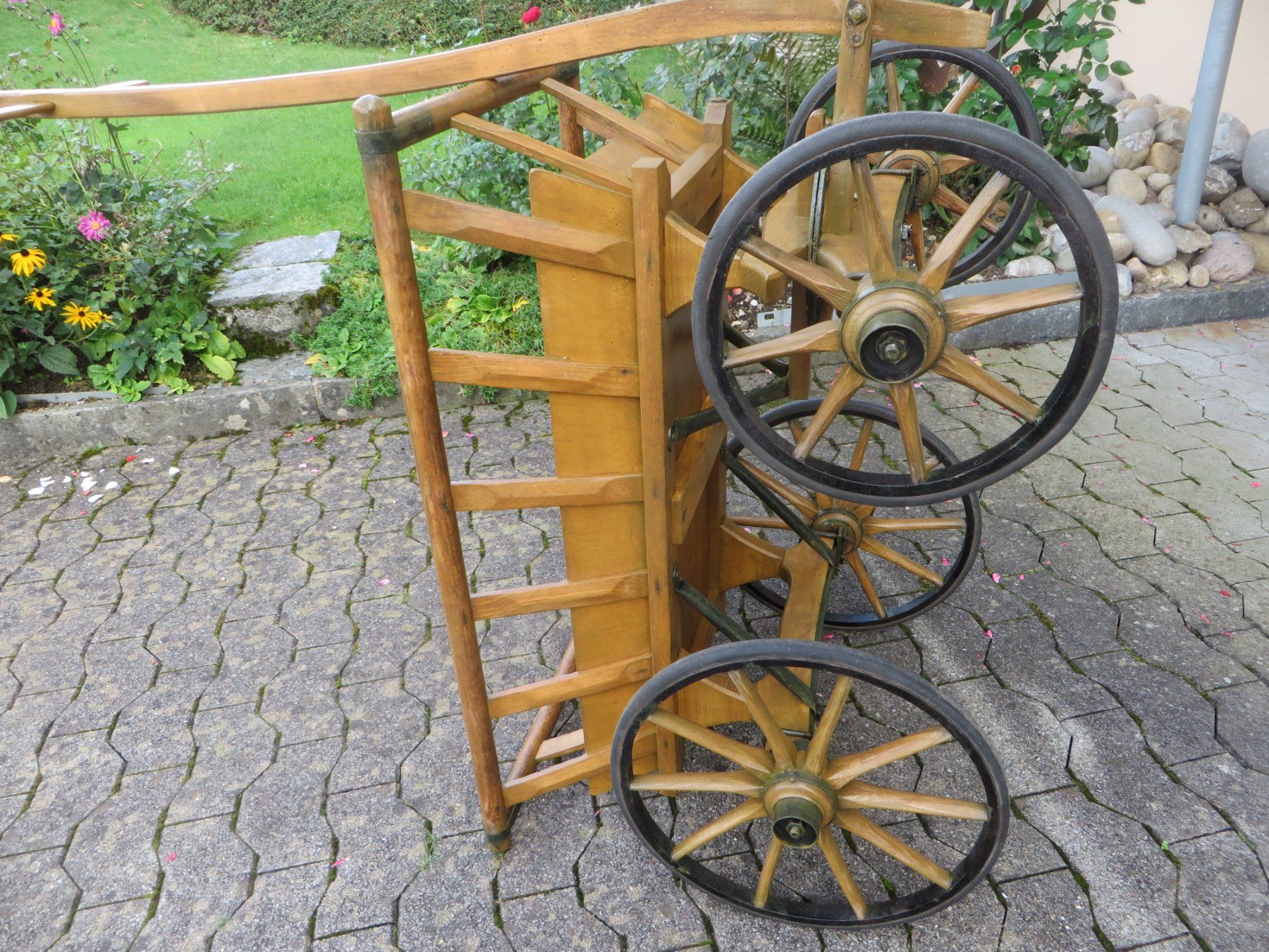 Carrelli di trasporto: Nr. 1 Orginal restauriertes Leiterwägeli / Leiterwagen – Usato da Ermenswil venduto da lodero 9