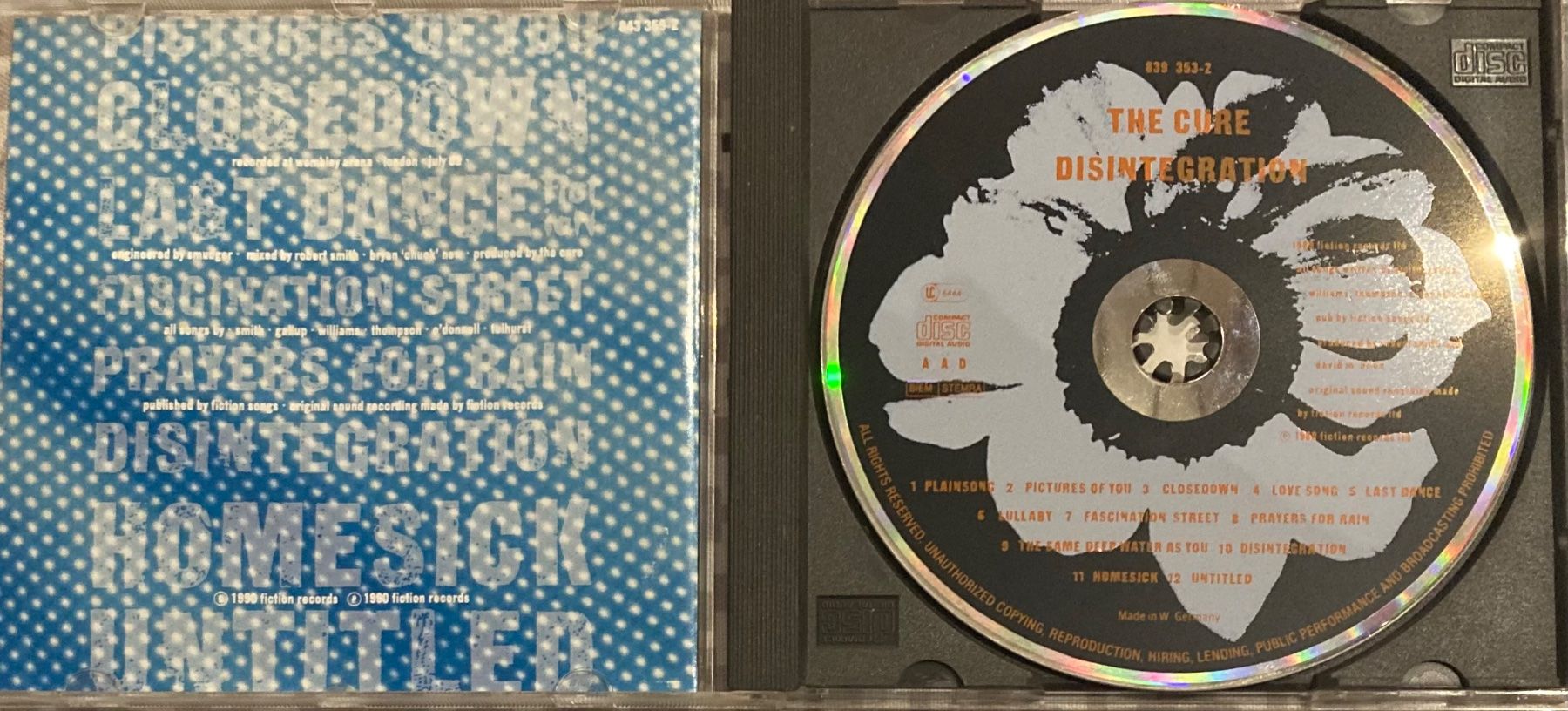 CDs: THE CURE - ENTREAT – Gebraucht aus Poliez-Pittet von Newtown-Records 2
