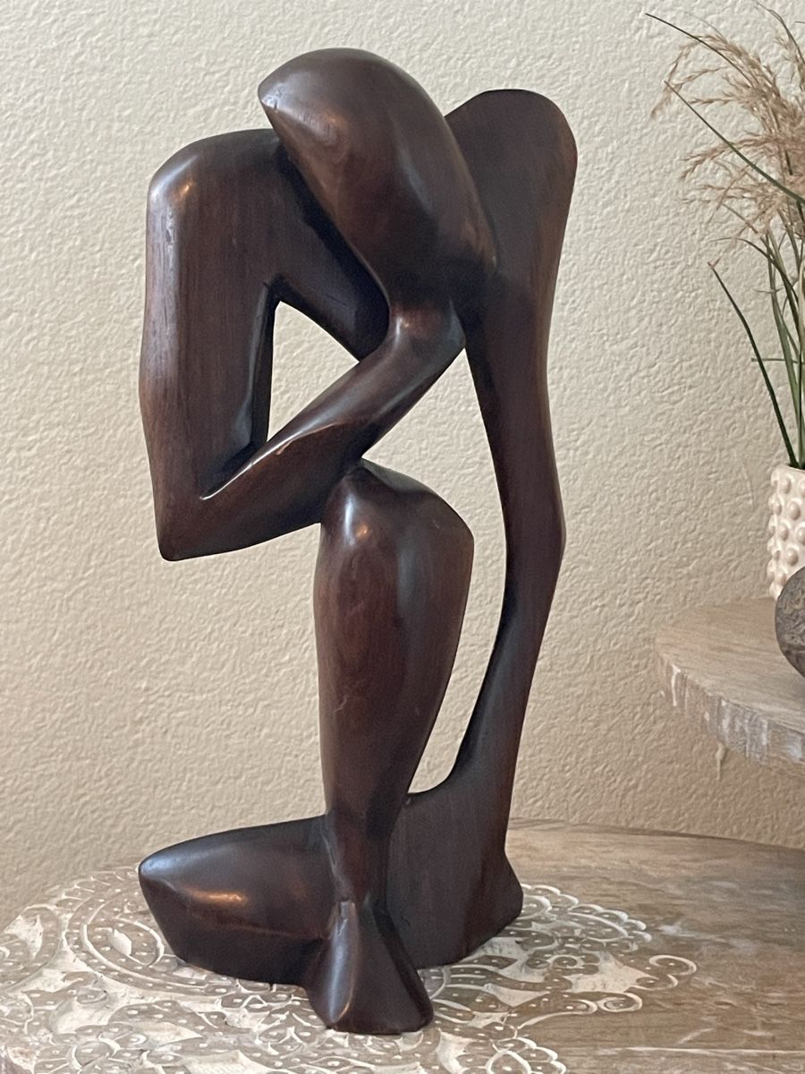 Sculture & Statue: Holzfigur "Der Denker" Deko – Usato da Grüningen venduto da iMan74 3