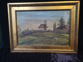 Ancienne toile signée