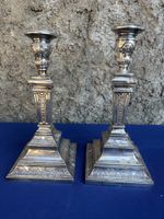 Paar Kerzenleuchter 835 Silber alt Verzierungen