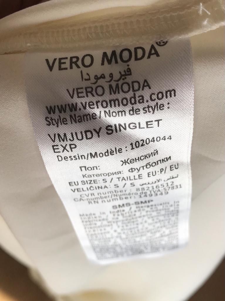 Vero Moda Top: Top weiss mit Spitze – Usato da Biel/Bienne venduto da SandraDG 2