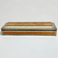 Grande boîte indo-anglaise en santal sculpté, XIXe siècle