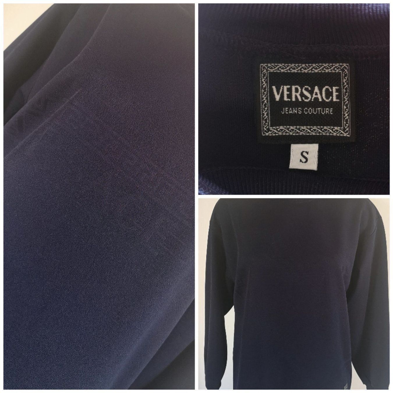 Versace T-shirt: VERSACE Sweater marine – Nuovo e nell'imballaggio originale da Widnau venduto da Schurlibua