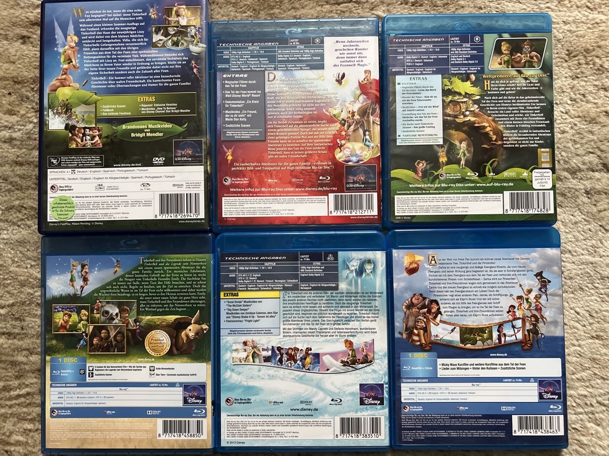Tutti i DVDs: TinkerBell DVD Sammlung – Usato da Wolfwil venduto da Vessie 1