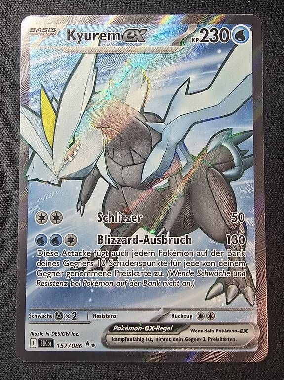Pokémon Carte collezionabili: Pokemon Kyurem ex 157/086 – Nuovo (secondo la descrizione) da Regensdorf venduto da E-Smiley