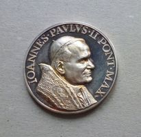 Grosse Silber Medaille ++ Jonnaes Paulus II