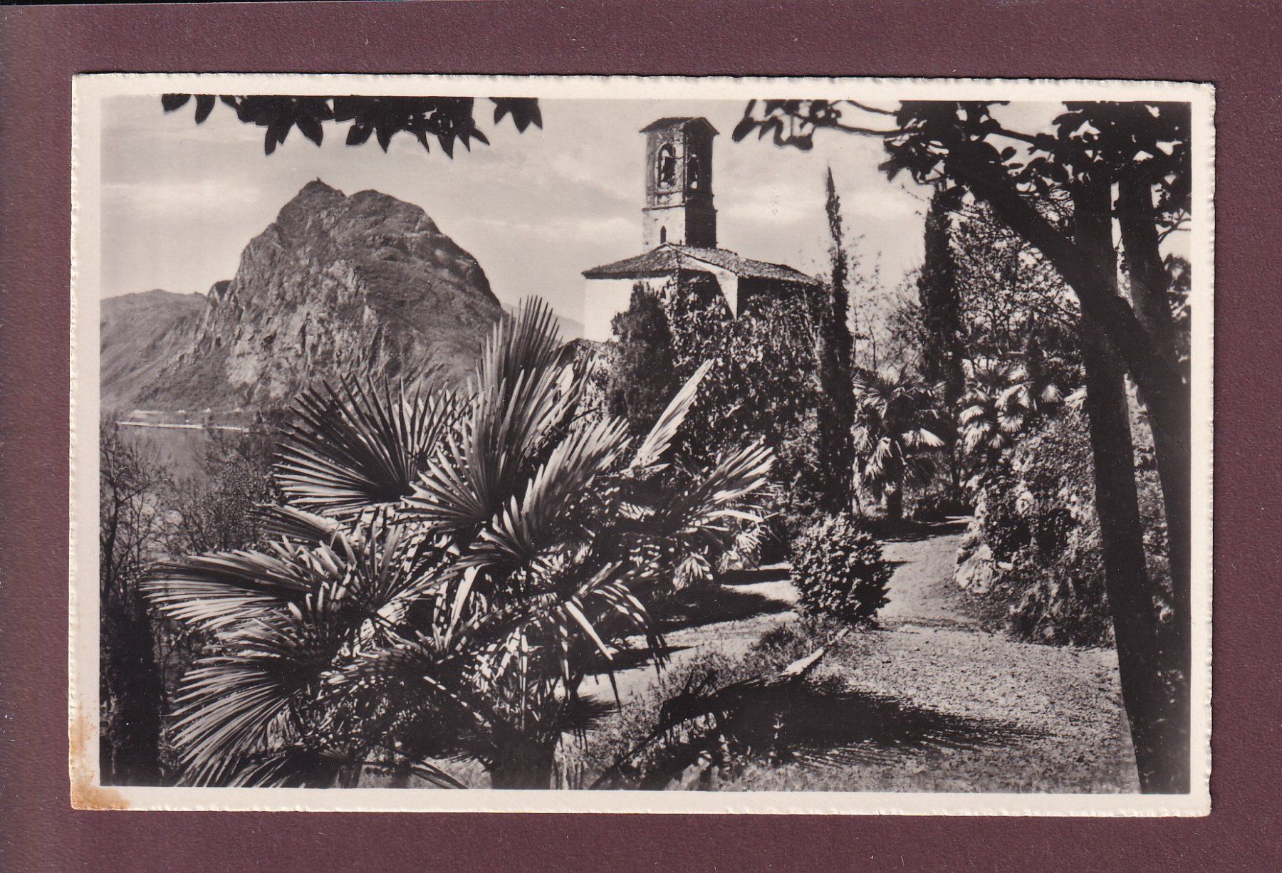 Cartoline postali: Chiesa di CASTAGNOLA – Usato da Pully venduto da nicecards