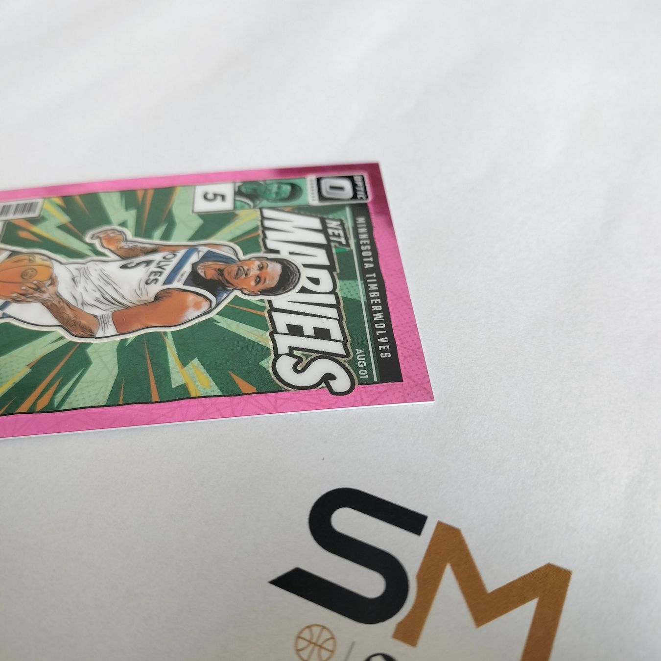 Panini Carte collezionabili: Anthony Edwards Optic Net Marvels Pink Velocity /79 #3 – Nuovo (secondo la descrizione) da Bern venduto da SportsMemos 4