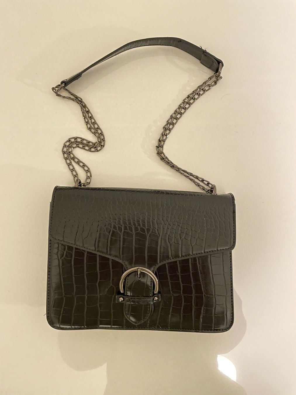 Borse da donna: EVEN&ODD - Black Crocodile-effect Bag – Nuovo (secondo la descrizione) da Chiasso venduto da Er_Mon