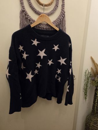 Zadig & Voltaire Pullover Kaschmir Sterne Grösse M