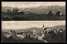 AK Oberegg /App., St. Anton, Gasthof und Pension Alpenhof, O