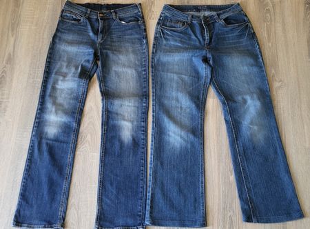 2 jeans femme 36/38