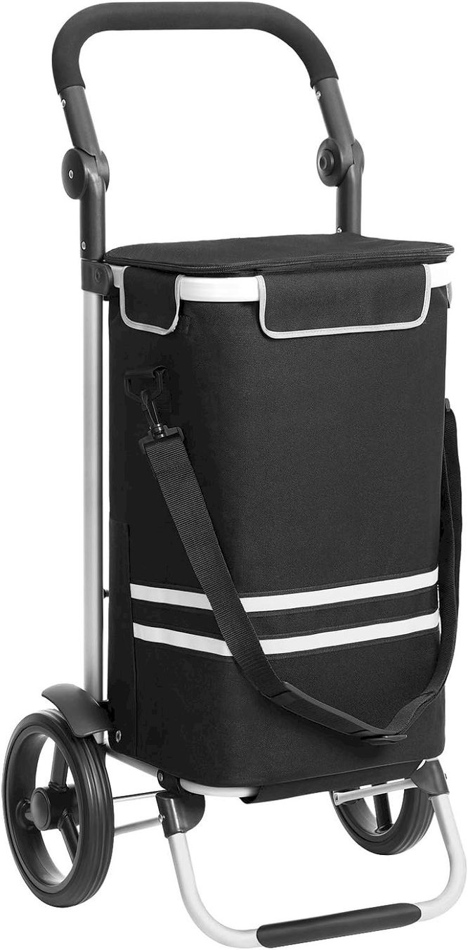 Altro per la casa: Einkaufstrolley klappbar 35L schwarz – Nuovo e nell'imballaggio originale da Bottighofen venduto da zaap