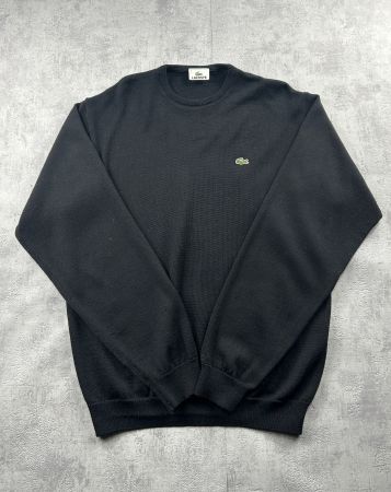 Sweat Lacoste Vintage Noir - Taille M Homme