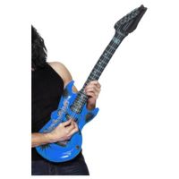 Gitarre aufblasbar / Luftgitarre blau