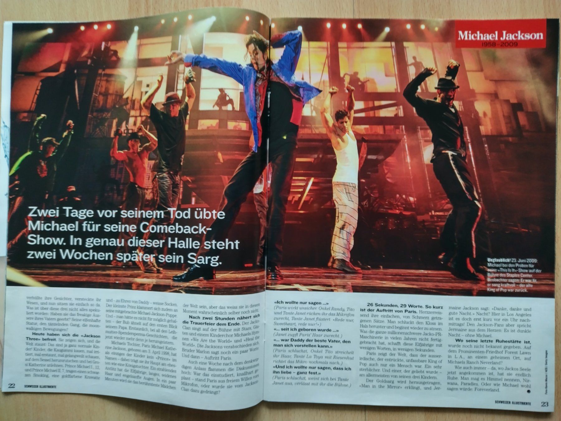 Riviste & Magazine: Schweizer Illustrierte - Tod von Michael Jackson – Usato da Jona venduto da Argus36 3