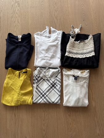 6 Damen T-Shirts Gr. S von Zara & H&M