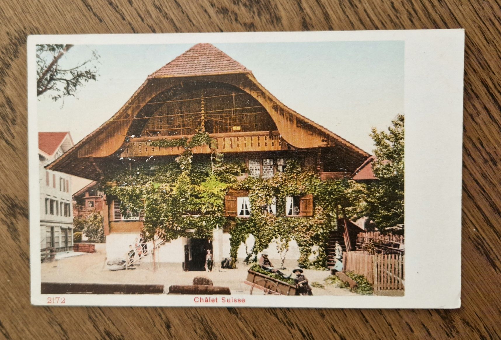 Cartoline postali: antike Karte  Châlet Suisse – Usato da Ebikon venduto da Donar50