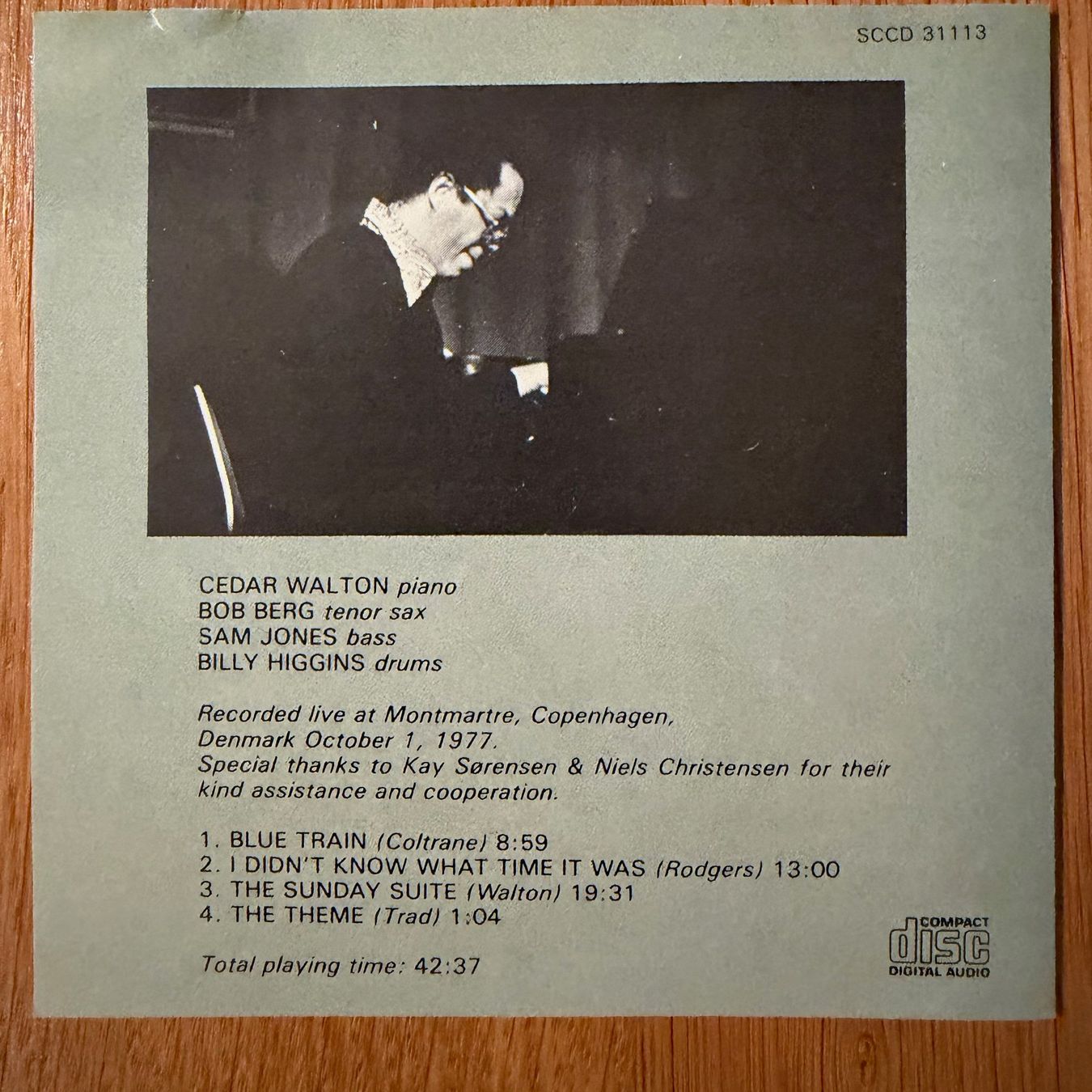 CDs: Cedar Walton feat. Bob Berg - Second Set (SteepleChase) – Gebraucht aus Zug von Mirare9 1