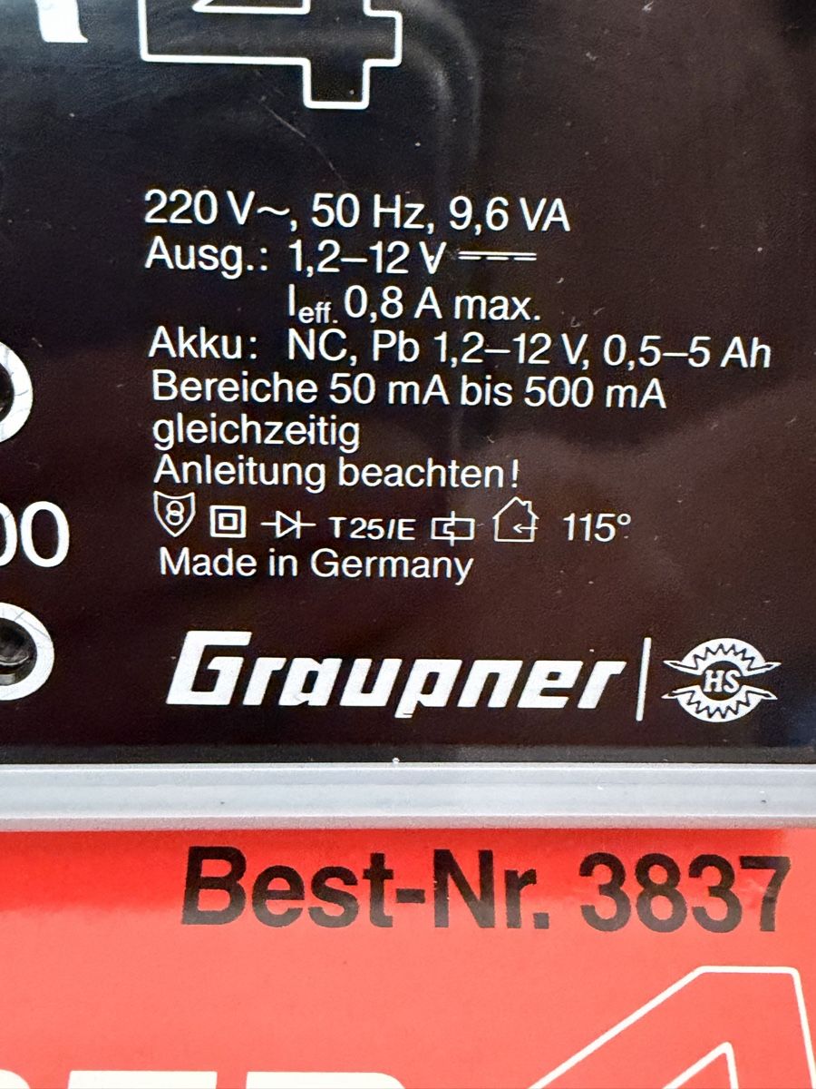 Graupner Akkus & Batterien: Graupner Multilader 4 - Vierfach-Ladegerät für Batterien – Neu (gemäss Beschreibung) aus Alpnach Dorf von MiKoMarkt 1