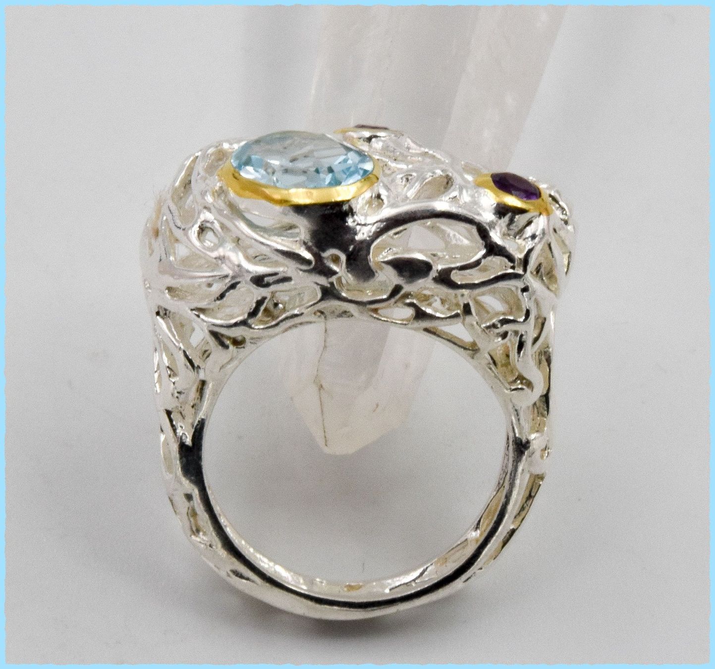 Anelli: ♛ Künstlerschmuck 925 Silberring – Nuovo e nell'imballaggio originale da Oberglatt ZH venduto da Hot-Spot 1