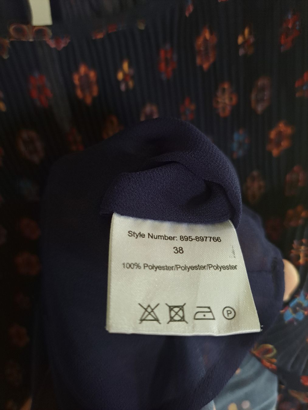 Tuniche: FROGBOX Plissée Bluse Tunika M 38 Oberteil Longsleeve Top – Usato da Mollis venduto da Fauchi99 8