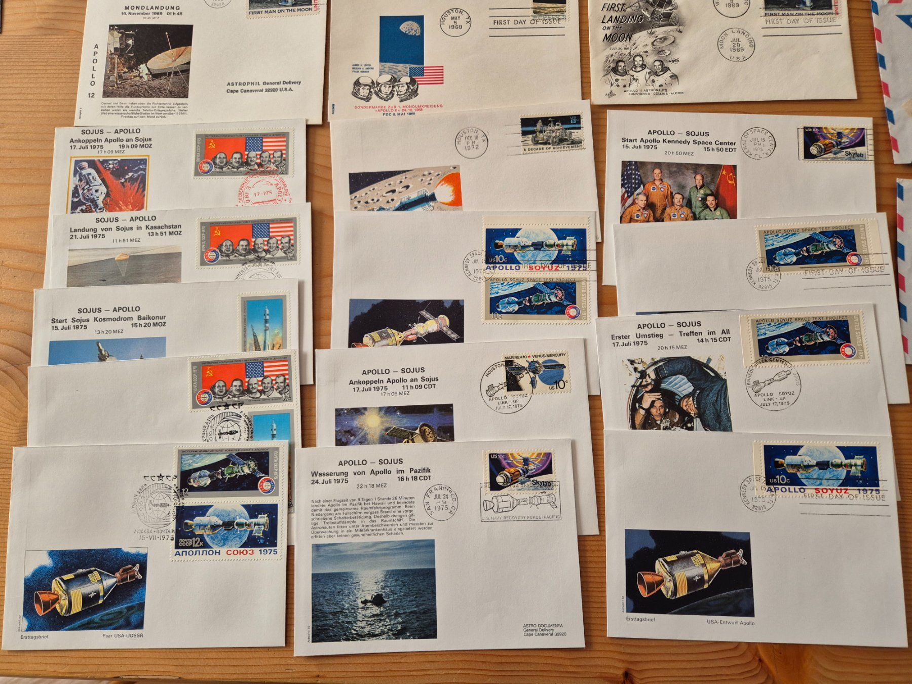 Tutti i francobolli: Appollo Briefe Zustand gemäss Bilder – Usato da Oberuzwil venduto da ceeg7 4