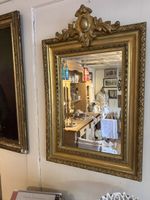Antiker Spiegel mit Goldrahmen, Barock Stil