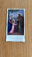 Heiligenbild Andachtsbild Christkindleins Pflegevater alt