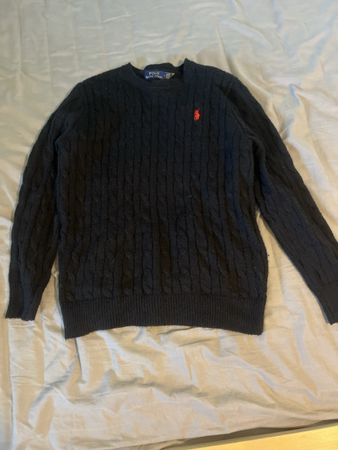 Schwarzer Ralph Lauren Strickpullover