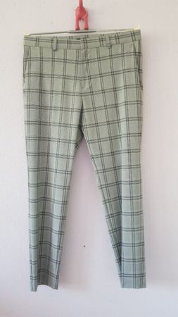 Pantalon neuf H&M Homme Taille 50 / UK 34 Motifs Carreaux