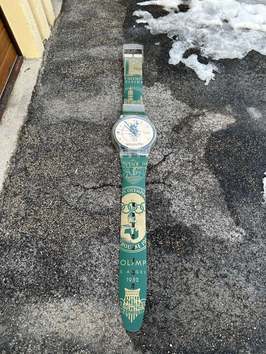 Swatch Orologi: Atlanta 1996 Swatch – Difettoso da La Sagne NE venduto da Matlasape