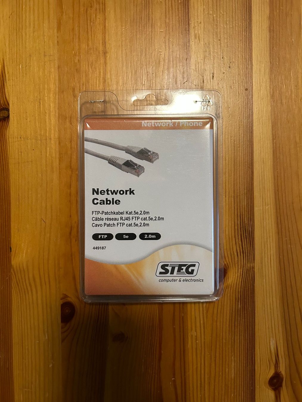 Câbles: Ethernet- Patchkabel, Typ F/UTP /grau - 2m – Neuf (Voir description) à Bern par Fireblades